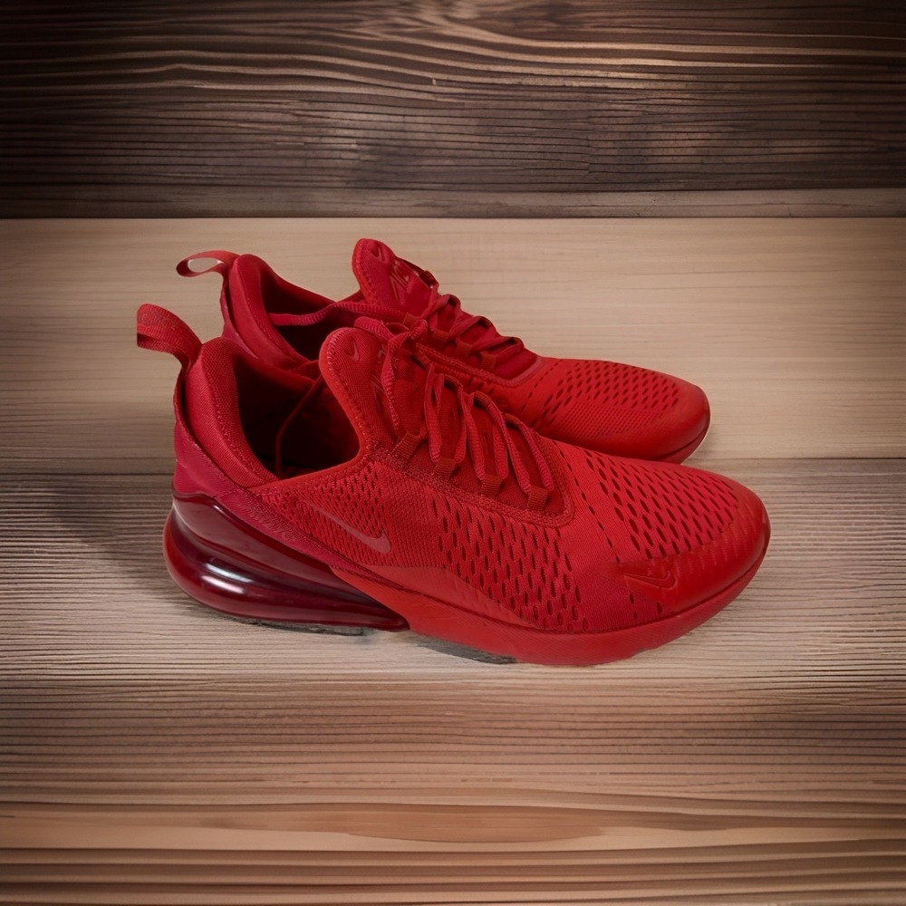 Nike Air Max 270 Triple University Red Size 12
